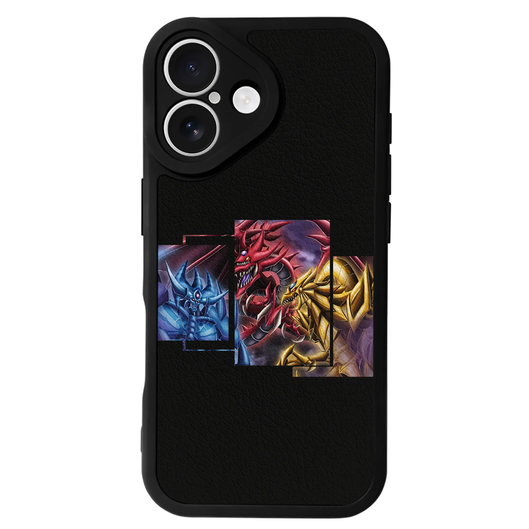 遊☆戯☆王 グッズ,さんげんしん - IPhone 16シリーズ対応 ・ シリコンスマホケース ・ レザー調 ・ 高精度フィット ・ 耐衝撃 ・ ワイヤレス充電対応 ・ 精密カット